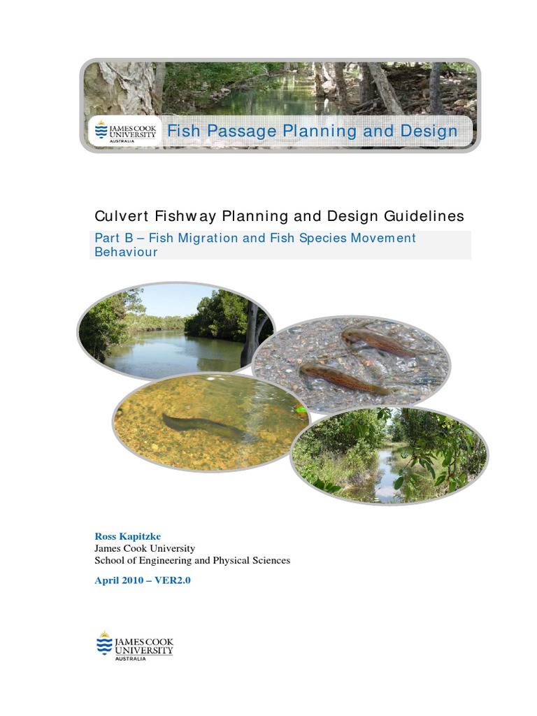 Culvert Fishway Design: Fish Migration Guide | PDF | Wetland | Spawn ...