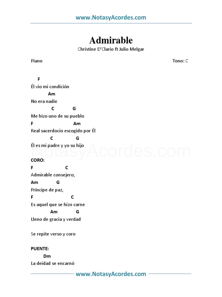 Letras y acordes de 