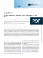 A Novel Approach For Estimating Growth and Mortality of Fish Larvae