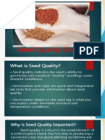 Seed Quality Control