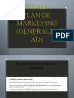 Unidad 1 - Plan de Marketing (Generalidad) - Planificacion de Marketing