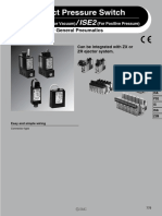 Compact Pressure Switch: Zse2 / ISE2