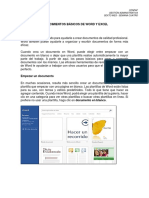 4 SEMANA - 6 Mes CONOCIMIENTOS BÁSICOS DE WORD Y DE EXCEL