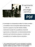 Sesion 3 El Nacimiento de La Psicología Científica