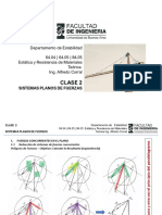 EyRM Clase 2 Teórica Sistemas Planos de Fuerzas