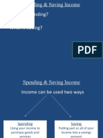 Spending & Saving Income