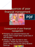 Poor Financial Management 2.8 and 2.9