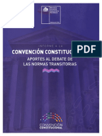 Informe Transitorias Convención Constitucional