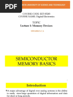 Lecture 2 - Memory Devices