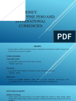 The Philippine Peso and International Currencies: An Overview of Money, Banking, and Financial Institutions in the Philippines