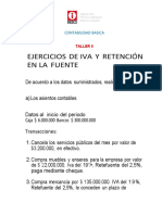 Taller 6 - Contabilidad Basica IVA y Retención