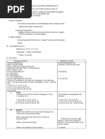 Detailed Lesson Plan in Grade 1V