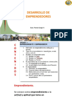 Desarrollo de Emprendedores: Econ. Patrcio Cangui V