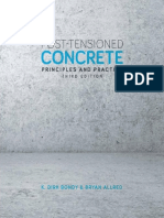 Post Tensioned Concrete Principles and Practice