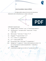 GEOMETRÍAS NO EUCLIDIANAS: AXIOMAS DE HILBERT