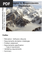 Chapter 4, Requirements Elicitation