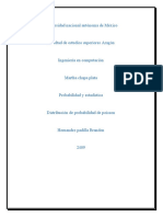 Distribución de Probabilidad de Poisson