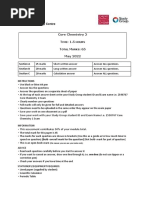 E6 IFY Chemistry 2 Exam - Paper