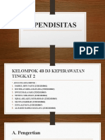 APENDISITAS Kelompok 4b d3 Kep