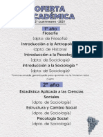 Oferta Academica Socio