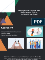 Manajemen Konflik Dan Manajemen Waktu (FLMPI 2021)