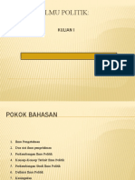 1-Definisi Dan Perkembangan & Definisi Ilmu Politik