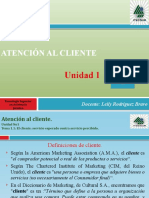 Atención Al Cliente Unidad No.1