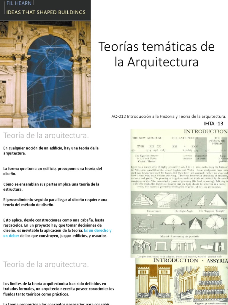 13 Teorias de La Arquitectura | PDF | Diseño | Teoría, image size:768x1024