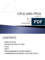 CPLD and Fpga - Unit3