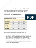 File Formats: Critical and You Need To Consider The Format, Compression and Your Data