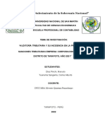 Auditoría tributaria y su incidencia en la prevención de sanciones tributarias en empresa del distrito de Tarapoto