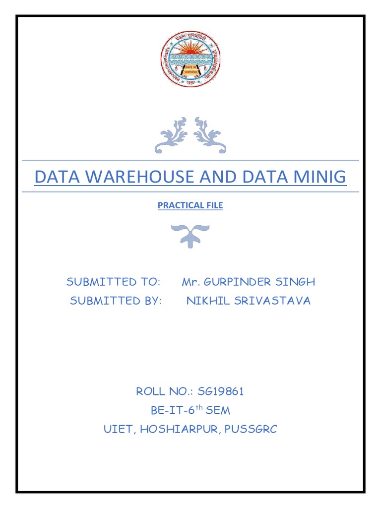 Data Mining Practices at UIET Hoshiarpur | PDF | Cloud Computing ...