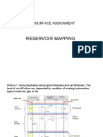 Reservoir Mapping: 6 Subsurface Assignment