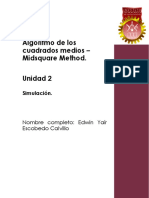 Edwin Escobedo - P1. Algoritmo de Cuadrados Medios