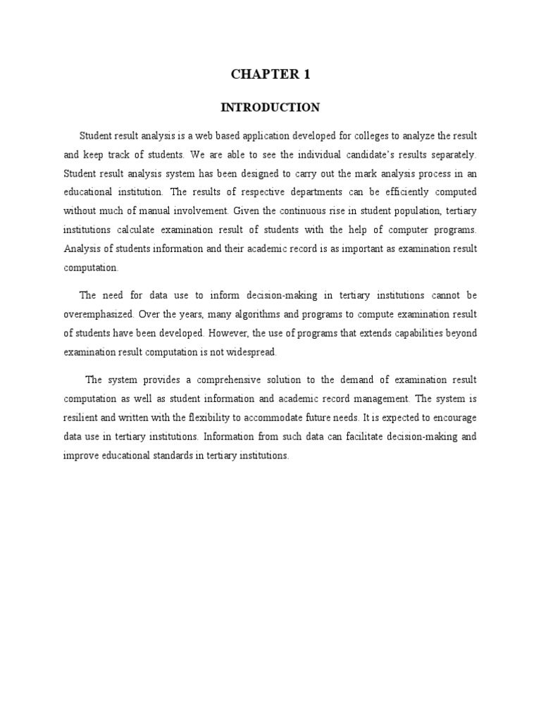 Student Performance Analysis System | PDF | Microsoft Sql Server ...