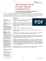 Immunotherapy With Canarypox Vaccine and Interleukin-2 For HIV-1 Infection: Termination of A Randomized Trial