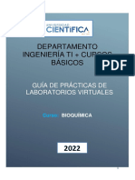 Guia de Prácticas de Laboratorios Virtuales - Curso Bioquímica 2022