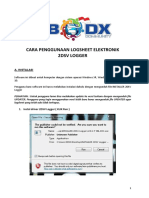 Cara Penggunaan Logsheet Elektronik 2DSV Logger