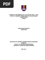 Financial Performance of A Statutory Body - Case Study of Sarawak Timber Industry Development Corporation