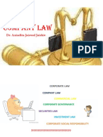 Company Law: Dr. Anindita Jaiswal Jaishiv