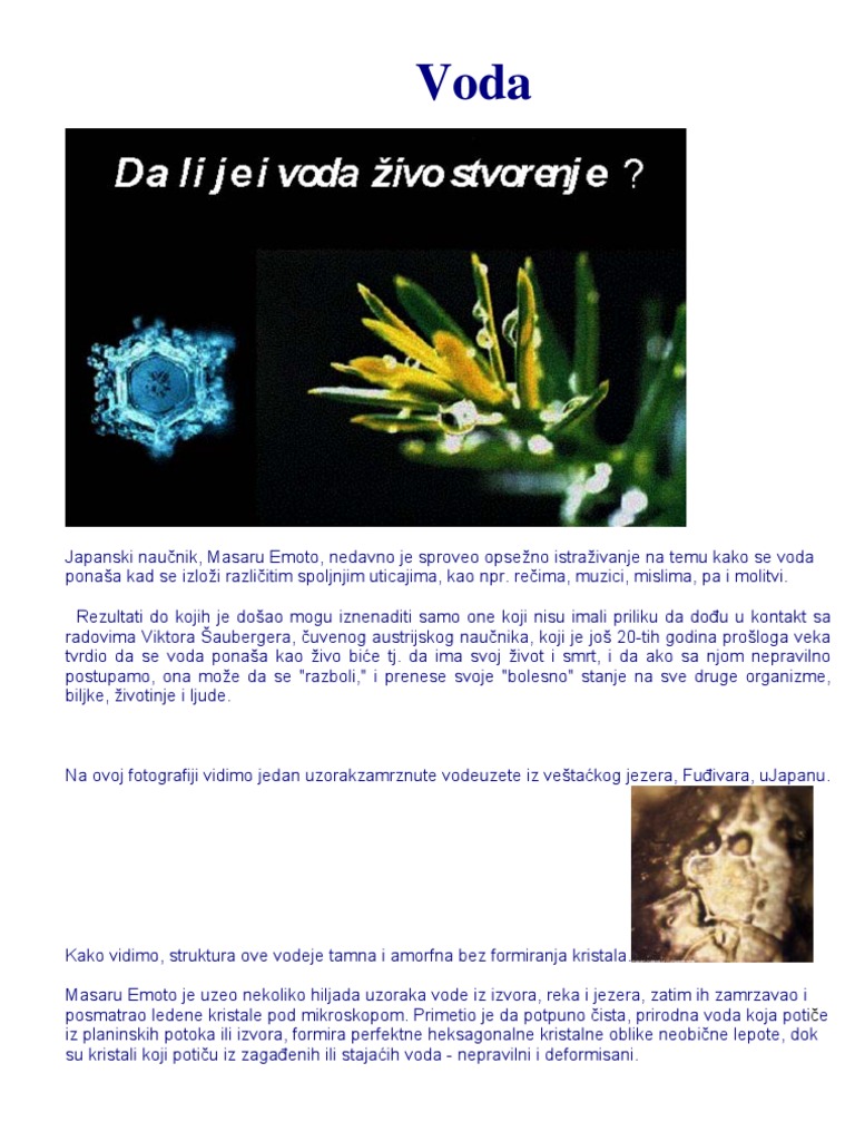 Voda | PDF