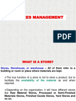 Stores Management