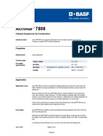 Acronal 7808: Polymer Dispersions For Construction