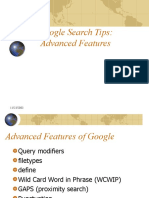 Google Search Commands Search Strategy