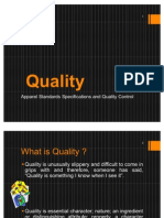 Introduction - Quality & Its Definitions