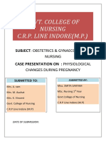 PHYSIOLOGICAL CHANGES DURING PREGNANCY1may 20222