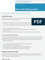 Forscore Accessing The Itunes File Sharing Panel