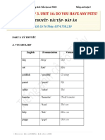 Lop 3 - Unit 16 - Ly Thuyet - Bai Tap - Dap An