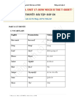 Lop 4 - Unit 17 - Ly Thuyet - Bai Tap - Dap An