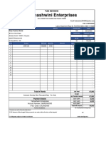 Yashashwini Enterprises: Tax Invoice